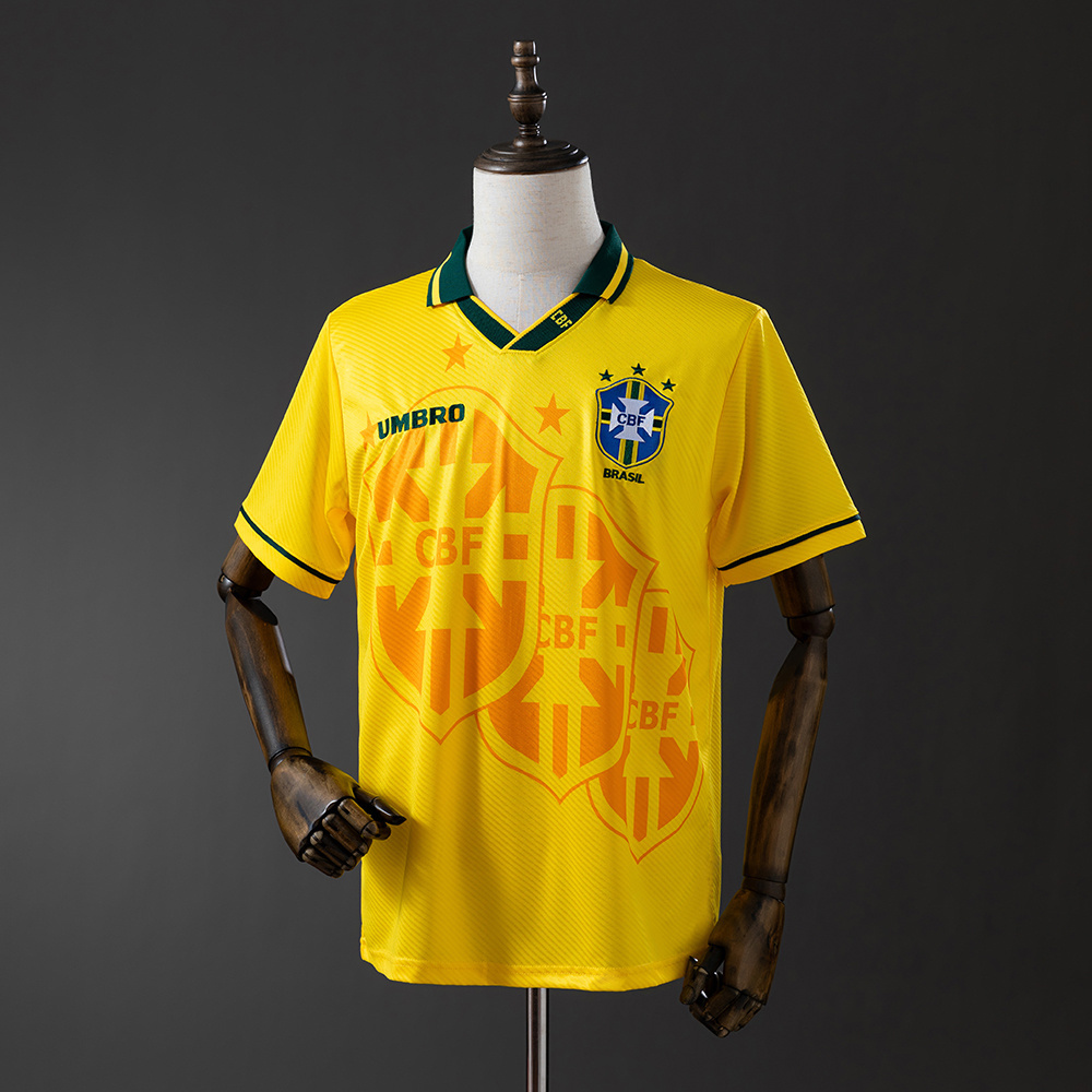 Camisa Seleção Brasileira 1994 - Amarela Retrô